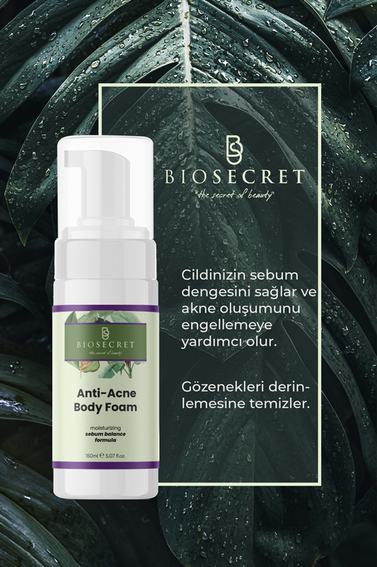 Bio38 Akne Karşıtı Vücut Temizleme Köpüğü 150ml
