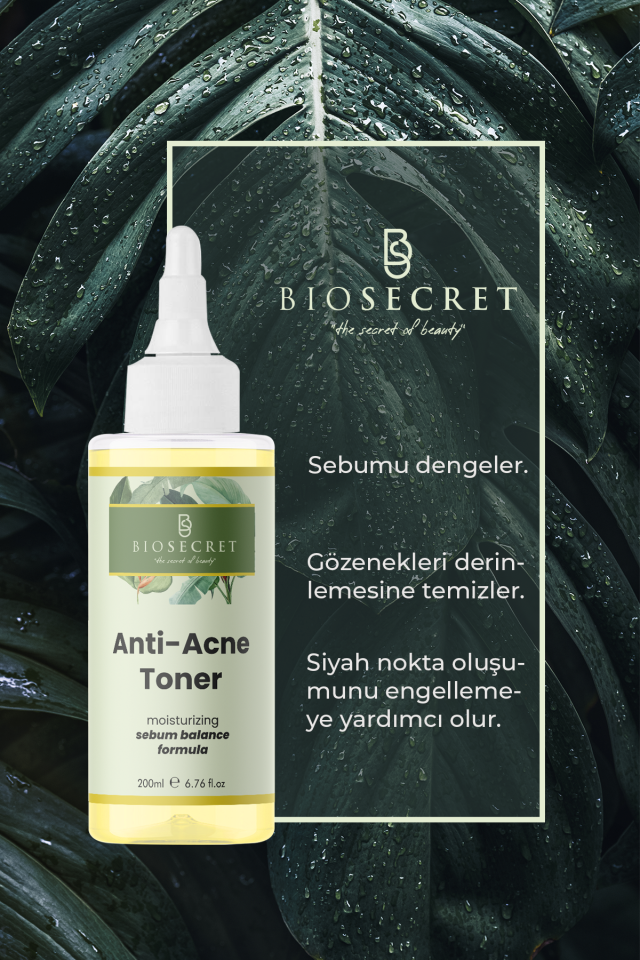 Bio40 Akne Karşıtı Sebum Kontrol Arındırıcı Tonik Anti Acne Toner 150ml