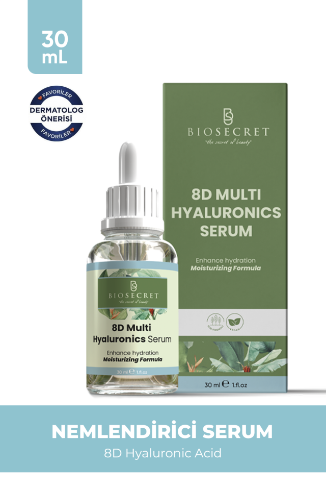 Bio30 Yoğun Nemlendirici Bakım Serumu 8d Hyaluronic Serum 30ml