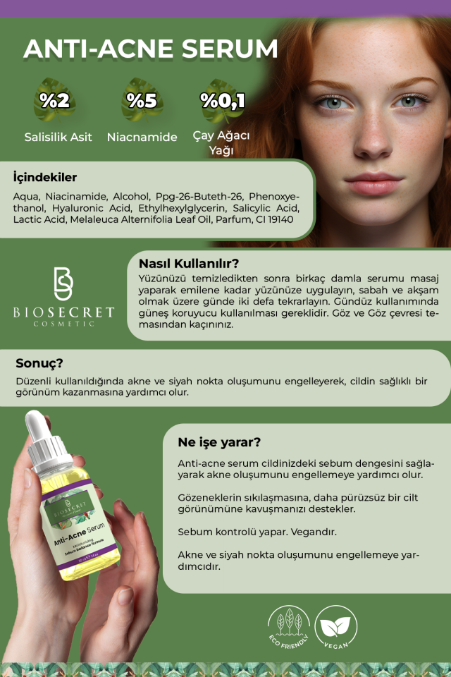 Bio39 Gözenek Karşıtı Anti Akne Serum 30 ml