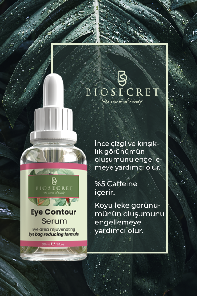 Bio22 Göz Çevresi Bakım Serumu Göz Altı Torbalanma, Morluk Karşıtı Ve Aydınlatıcı 30ml