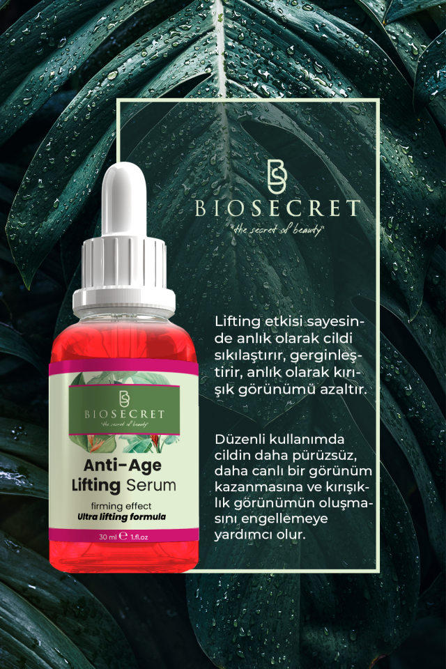 Bio42 Anti Age Lifting Serum Kırışıklık Ve Yaşlanma Karşıtı 30 ml