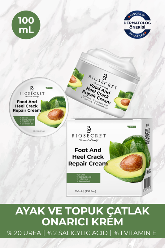 Bio54 Ayak ve Topuk Çatlak Onarıcı Krem Foot and Heel Crack Repair Cream 100ml