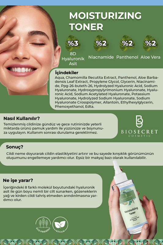 Bio57 Nemlendirici Tonik Moisturizing Toner 200ml