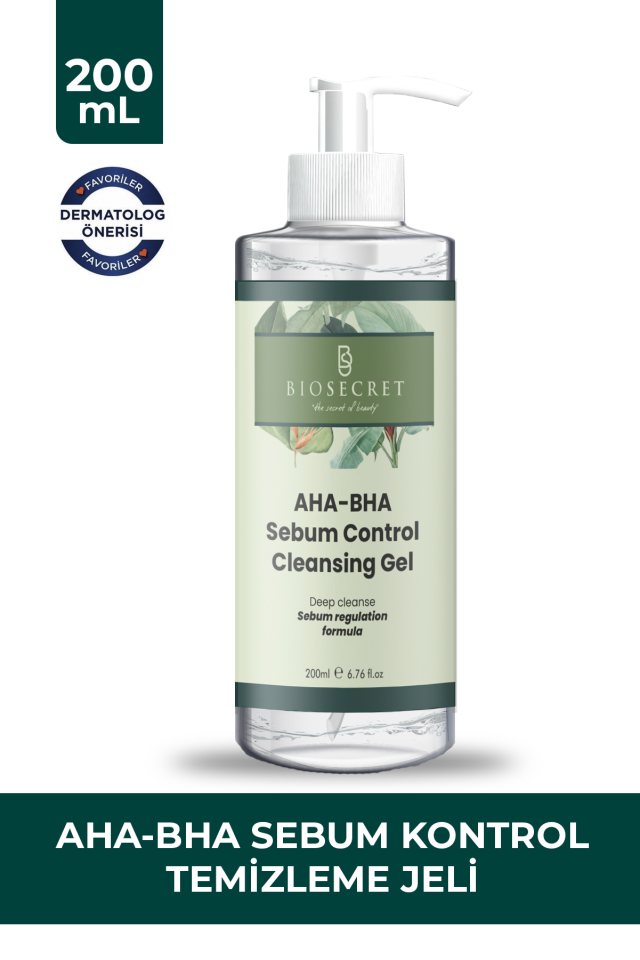 Bio26 Aha-Bha Sebum Denge Temizleme Jeli 200ml