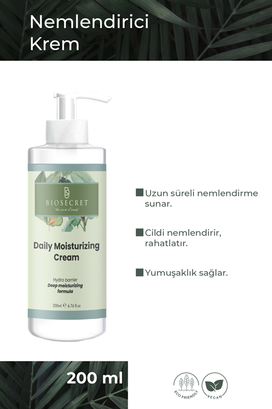 Bio27 Yoğun Nemlendirici Ve Bariyer Güçlendirici Günlük Bakım Kremi 200 ml