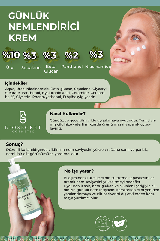 Bio27 Yoğun Nemlendirici Ve Bariyer Güçlendirici Günlük Bakım Kremi 200 ml