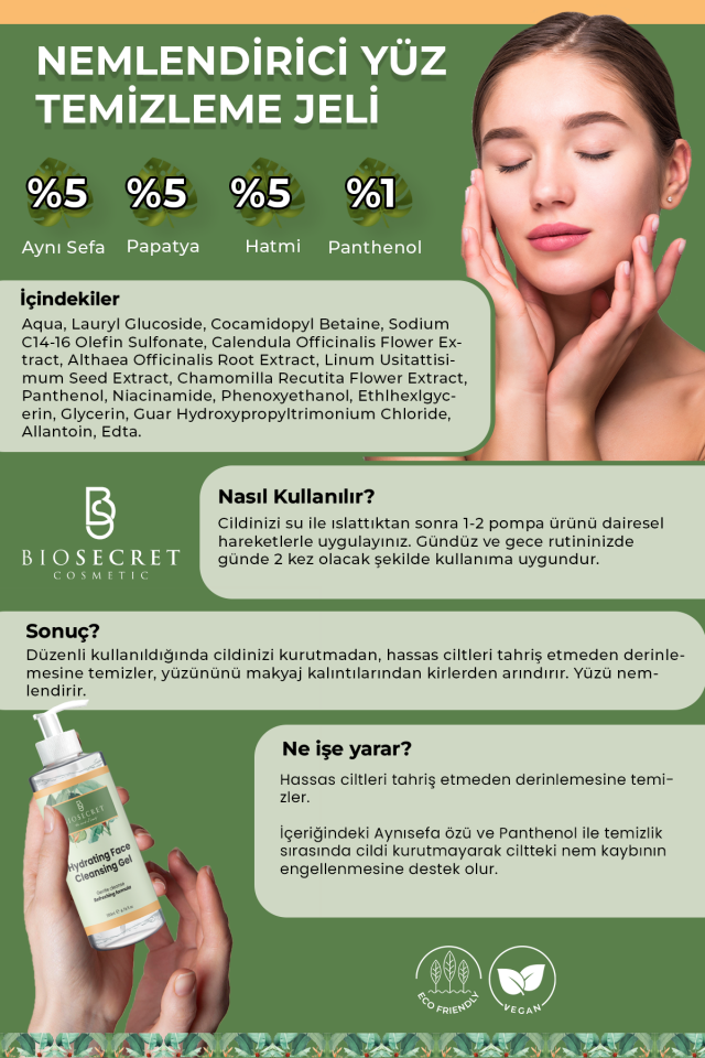 Bio200 Nemlendirici Bakım ve Onarım Seti (8 Çeşit Hyaluronics Acid, Peptide, Niacinamide, Pantenol)