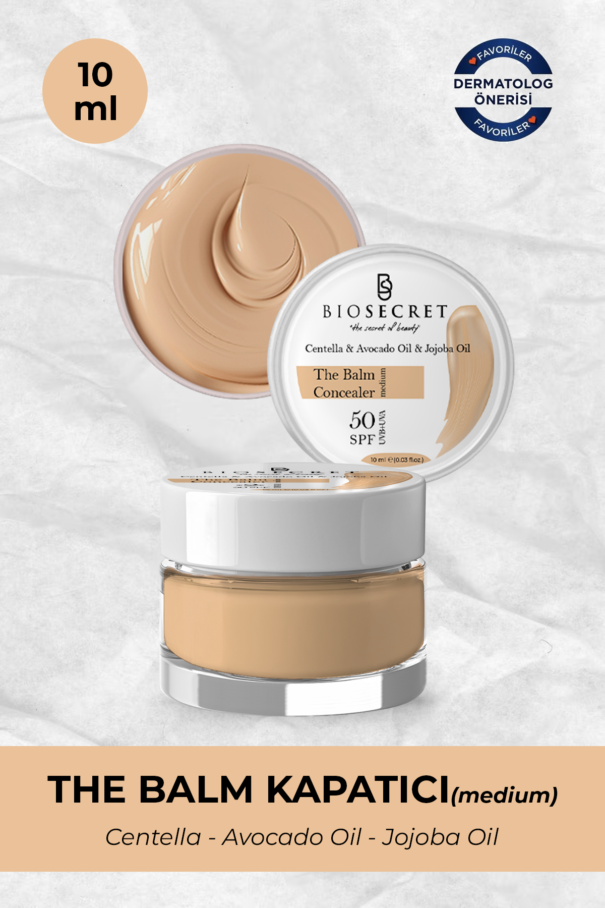 Bio89 The Balm Concealer Medium 10ml Kapatıcı