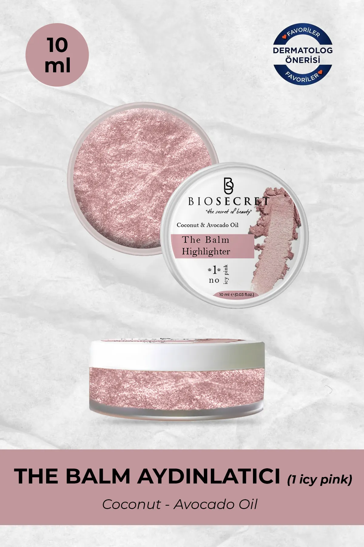 Bio90 The Balm Highlighter Icy Pink 10ml