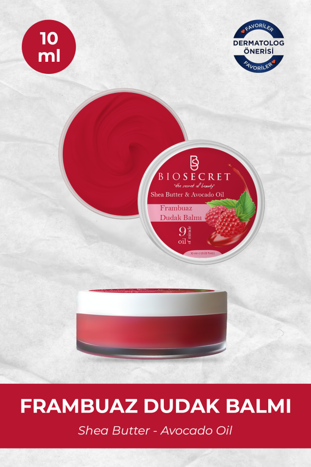 Bio88 The Balm Shea Butter Dudak Balmı (FRAMBUAZ) 10ml