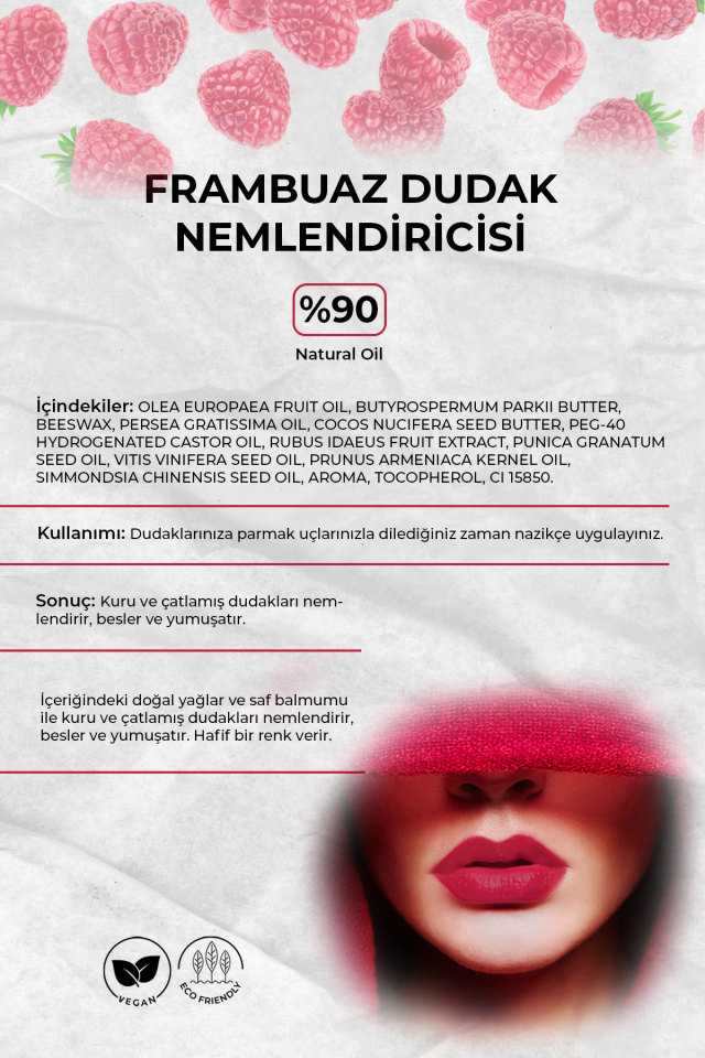 Bio88 The Balm Shea Butter Dudak Balmı (FRAMBUAZ) 10ml