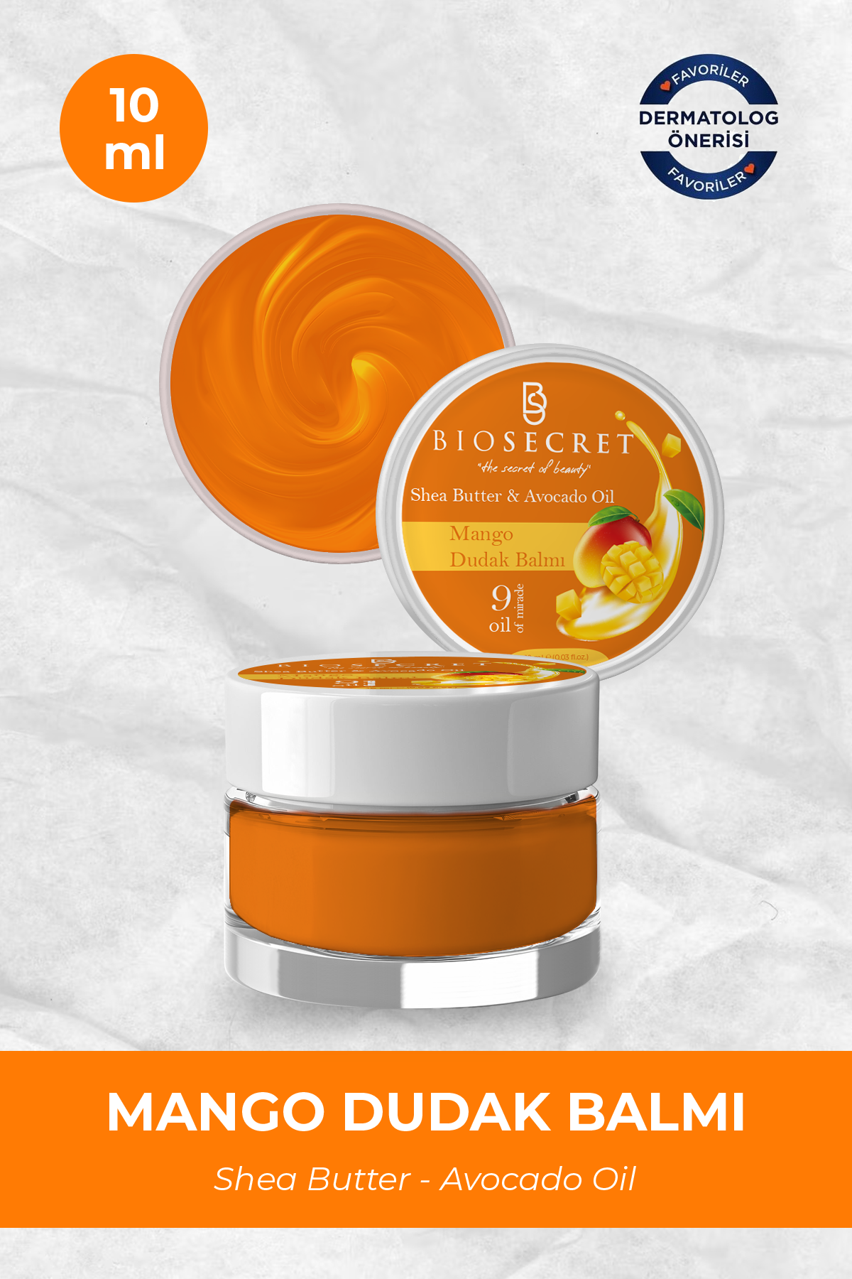 Bio87 The Balm Shea Butter Dudak Balmı (MANGO) 10ml