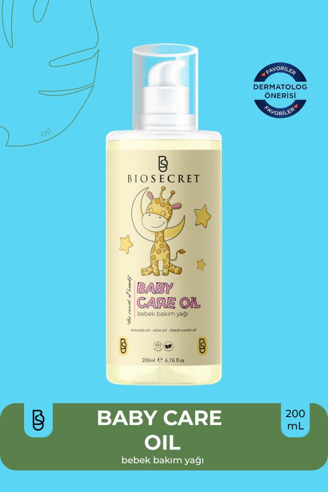 Bio63 Bebek Bakım Yağı 200ml