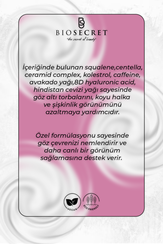 Bio67 Göz Çevresi Kremi 20ml Eye Contour Cream