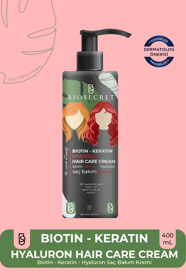 Bio69 Biotin-Keratin-Hyaluron Hair Care Cream 400ml