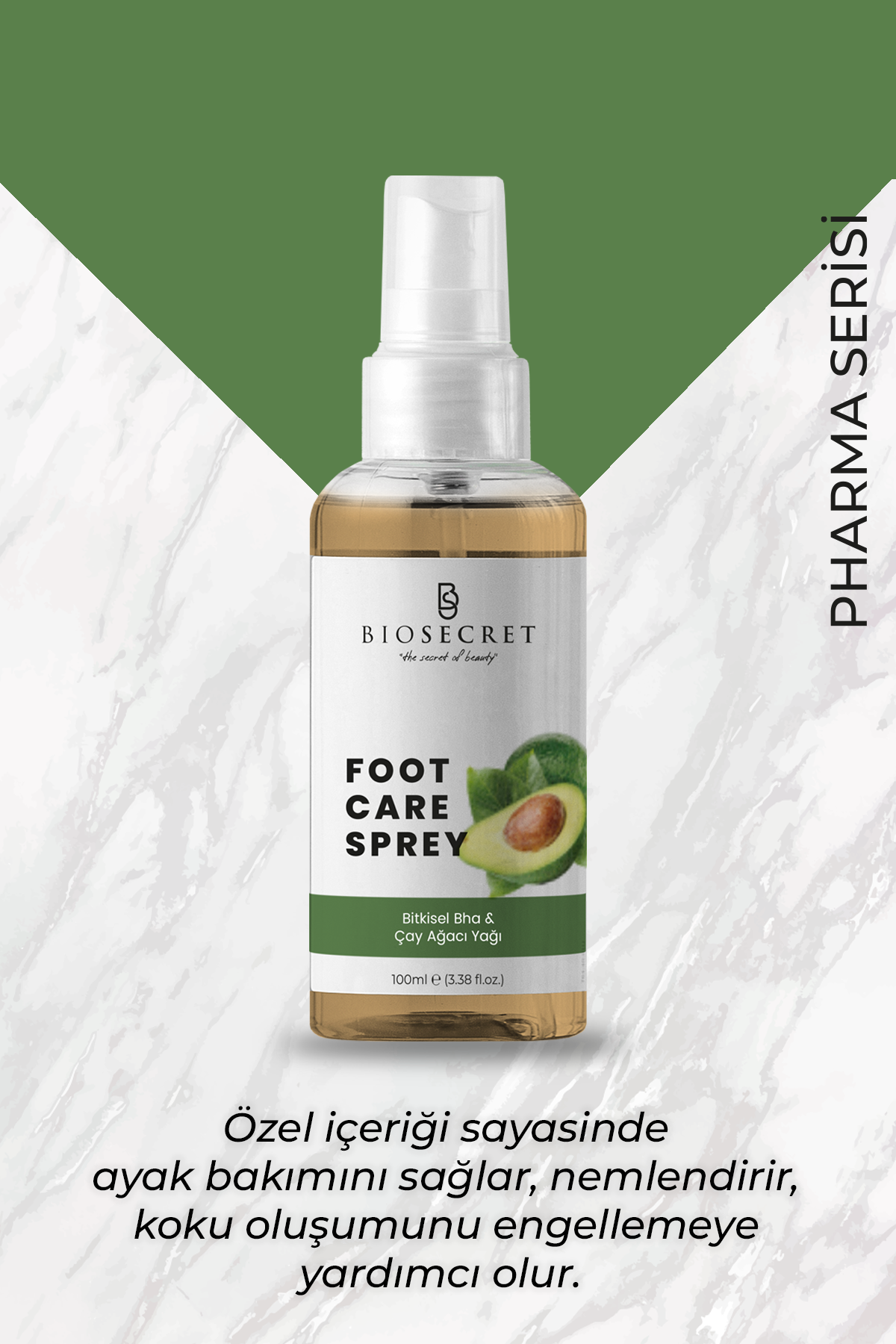 Bio71 Ayak Bakım Spreyi Foot Care Spray 100ml