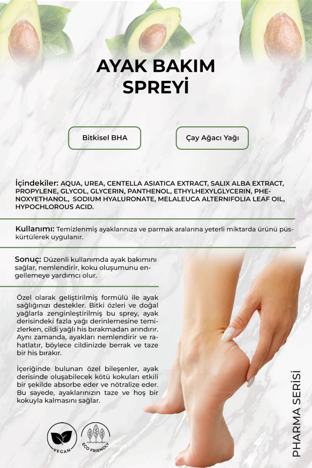 Bio71 Ayak Bakım Spreyi Foot Care Spray 100ml