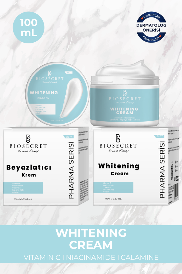 Bio77 Beyazlatıcı Krem Whitening Cream 100ml