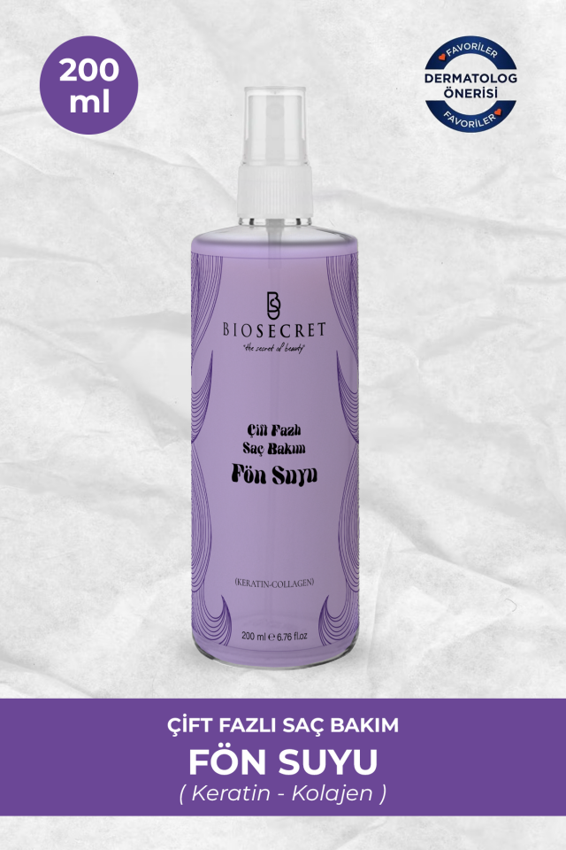 Bio81 Çift Fazlı Saç Bakım Fön Suyu (Keratın-Collagen) 200ml