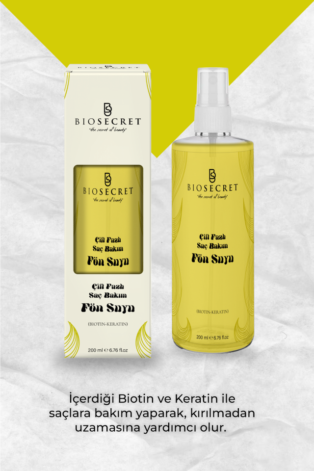 Bio83 Çift Fazlı Saç Bakım Fön Suyu (Biotın-Keratin) 200ml