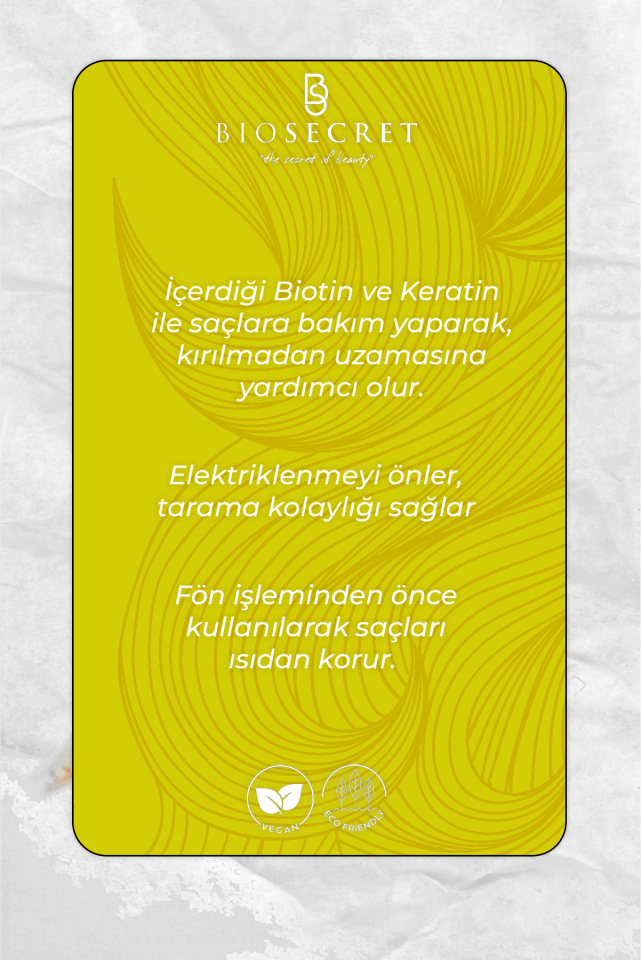 Bio83 Çift Fazlı Saç Bakım Fön Suyu (Biotın-Keratin) 200ml
