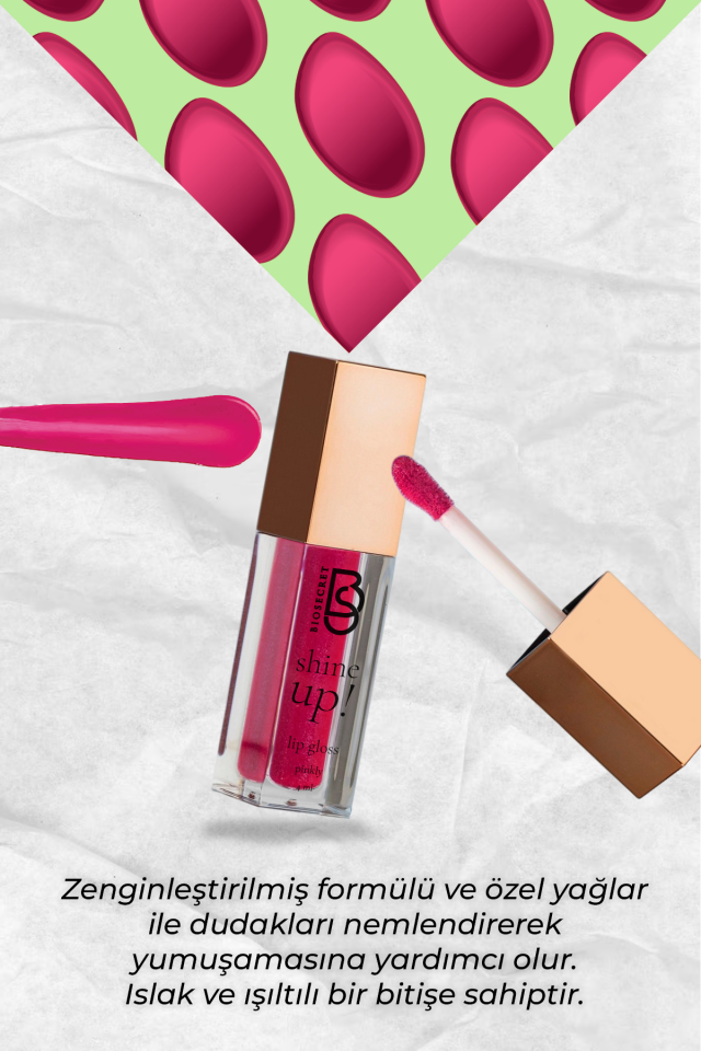 Bio106 Shine Up Lip Gloss Pinkly 4ml