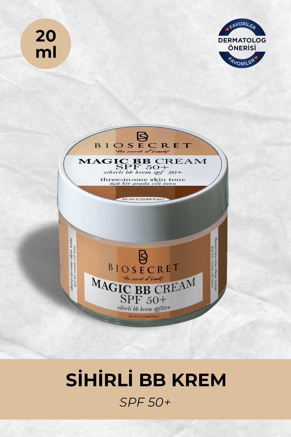 Bio107 Magic BB Cream 50 Spf+ (Bio-Ferment Aloe Vera Technology) 20ml