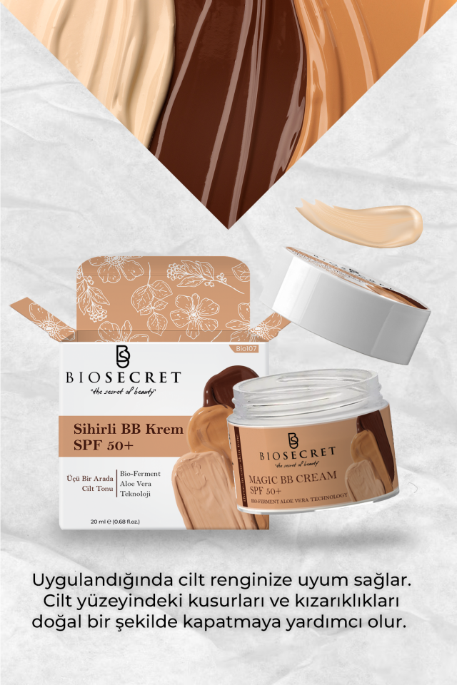Bio107 Magic BB Cream 50 Spf+ (Bio-Ferment Aloe Vera Technology) 20ml