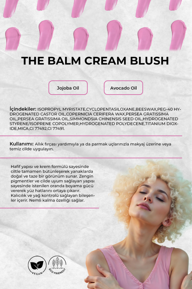 Bio109 The Balm Cream Blush - Pink Bloom 10ml