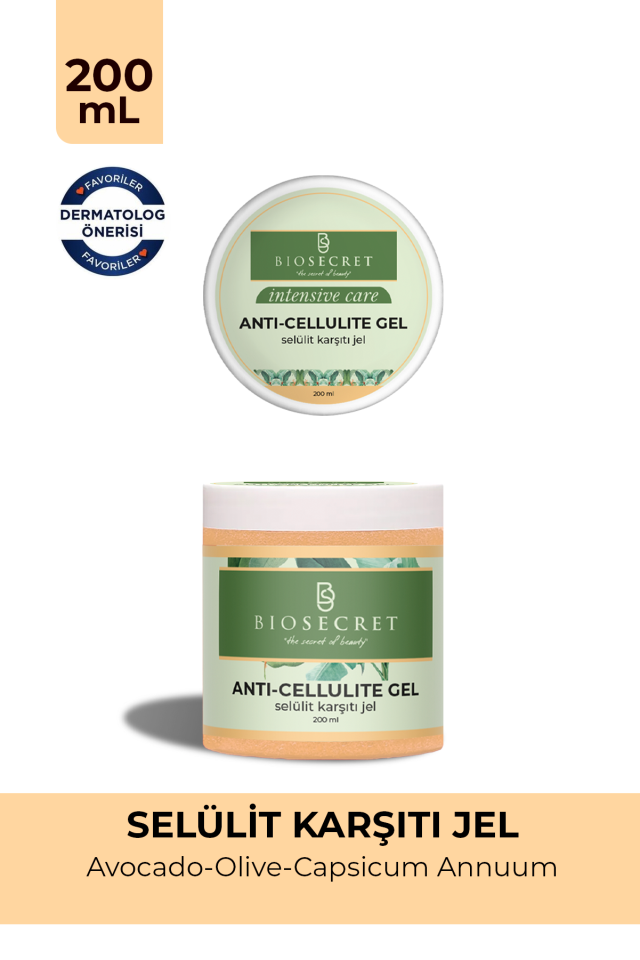 Bio115 Selülit Karşıtı Sıkılaştırıcı ve Çatlak Gidermeye Yardımcı Jel Anti Cellulite Gel 200ml