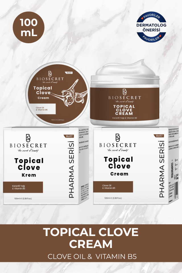 Bio117 Topical Clove Cream 100ml Lazer Epilasyon Öncesi