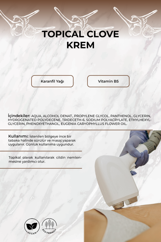 Bio117 Topical Clove Cream 100ml Lazer Epilasyon Öncesi