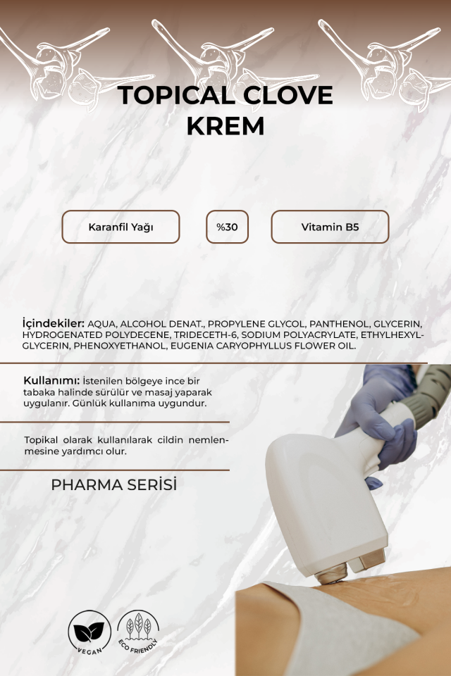 Bio117 Topical Clove Cream 100ml Lazer Epilasyon Öncesi