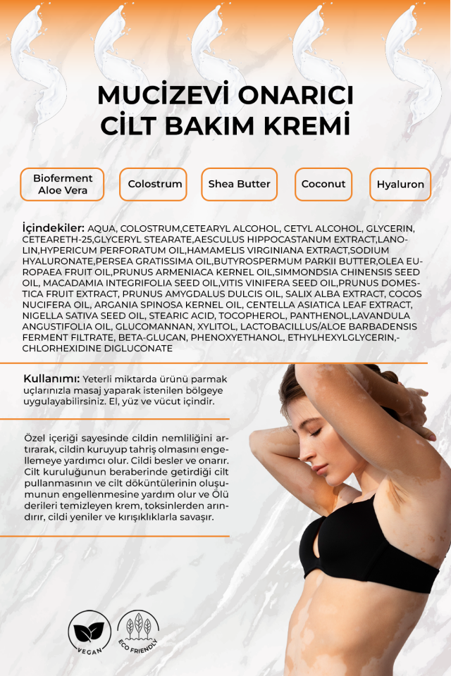 Bio119 Miracle Repairing Skin Care Cream- Mucizevi Onarıcı Cilt Bakım Kremi 100ml
