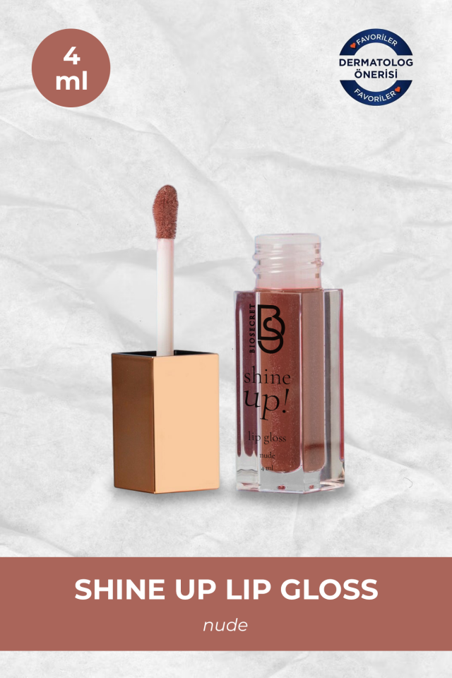 Bio122 Shine Up Lip Gloss Nude 4ml