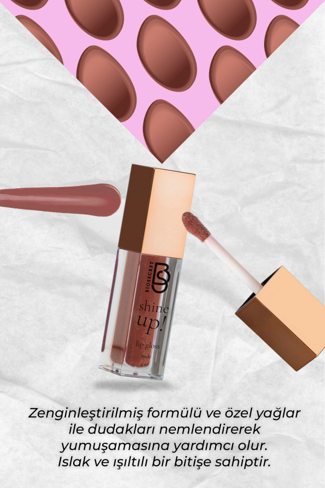 Bio122 Shine Up Lip Gloss Nude 4ml