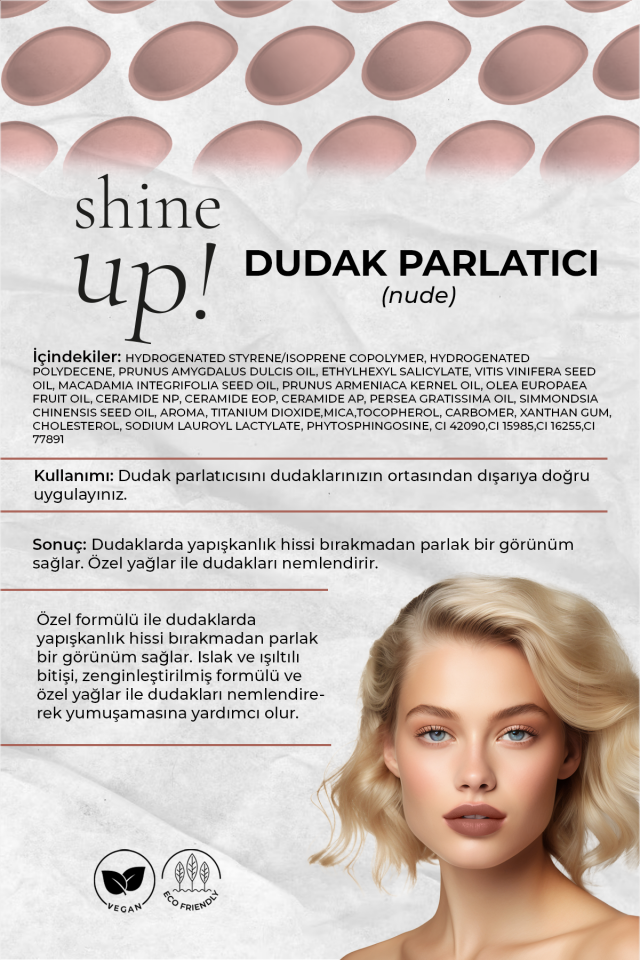 Bio122 Shine Up Lip Gloss Nude 3,5ml