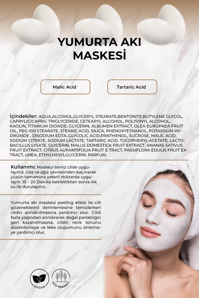 Bio143 Renk Tonu Leke Gözenek Karşıtı Yumurta Akı Maskesi Egg White Pore Mask 100ml