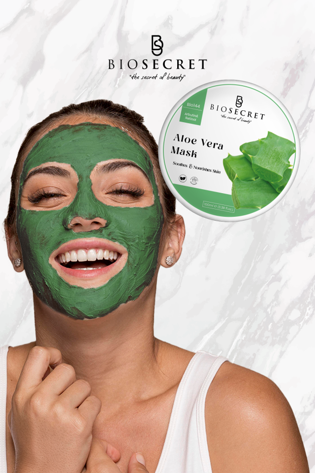 Bio144 Aloe Vera Gel Mask 100ml Leke Karşıtı Anti Gözenek Ton Eşitleyici Cilt Yenileyici