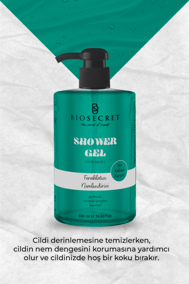 Bio145 Shower Gel (For Man) Ter Kokusu Karşıtı 500ml