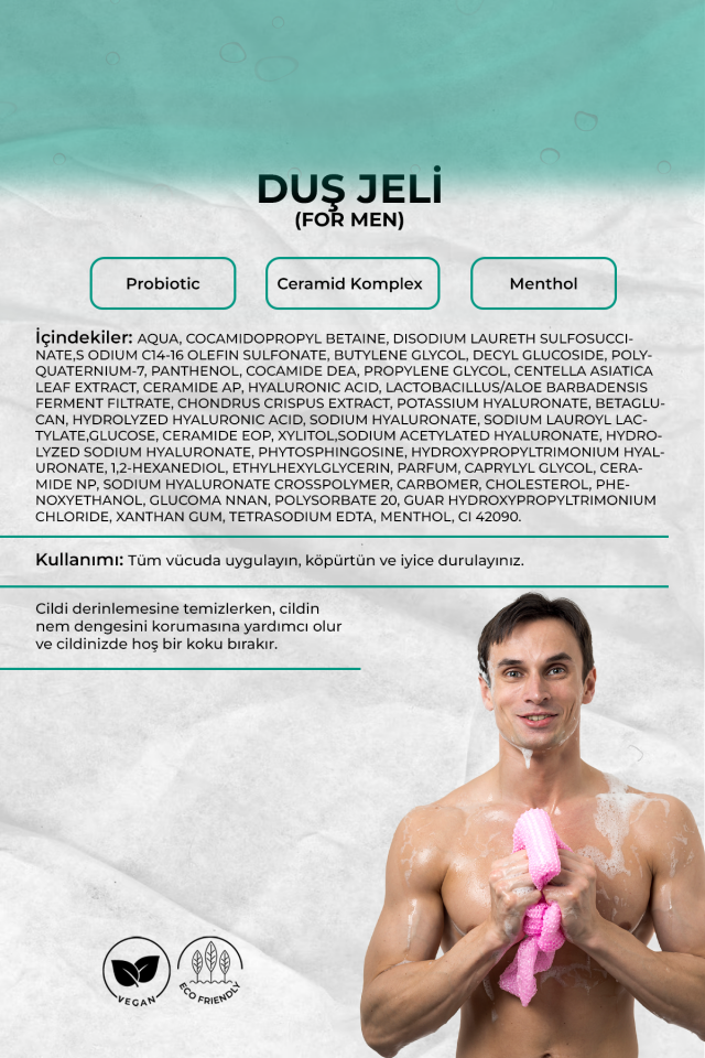 Bio145 Shower Gel (For Man) Ter Kokusu Karşıtı 500ml