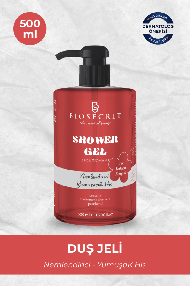 Bio146 Shower Gel (For Women) Nemlendirici, Yumuşacık His,  Terleme Karşıtı 500ml