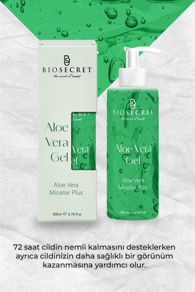 Bio154 Makyaj Temizleme Jeli  Aloe Vera Gel Micellar Plus 200ml