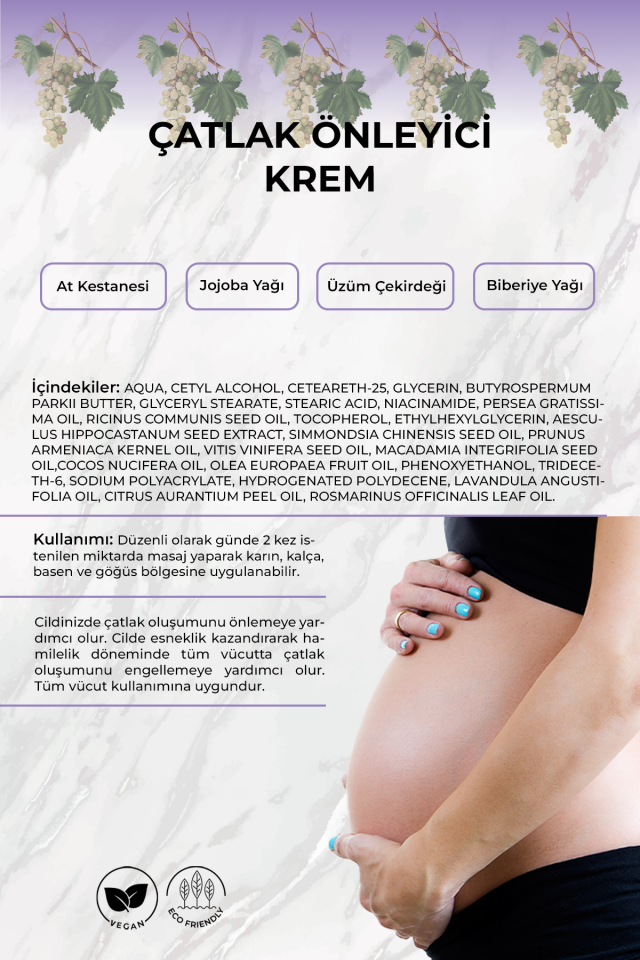 Bio155  Anti-Stretch Care Cream 200ml Çatlak Karşıtı Krem