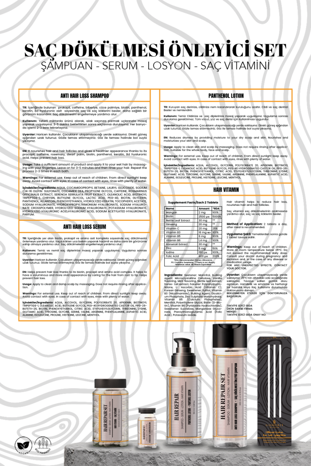 Bio203 Saç Ekim Seti